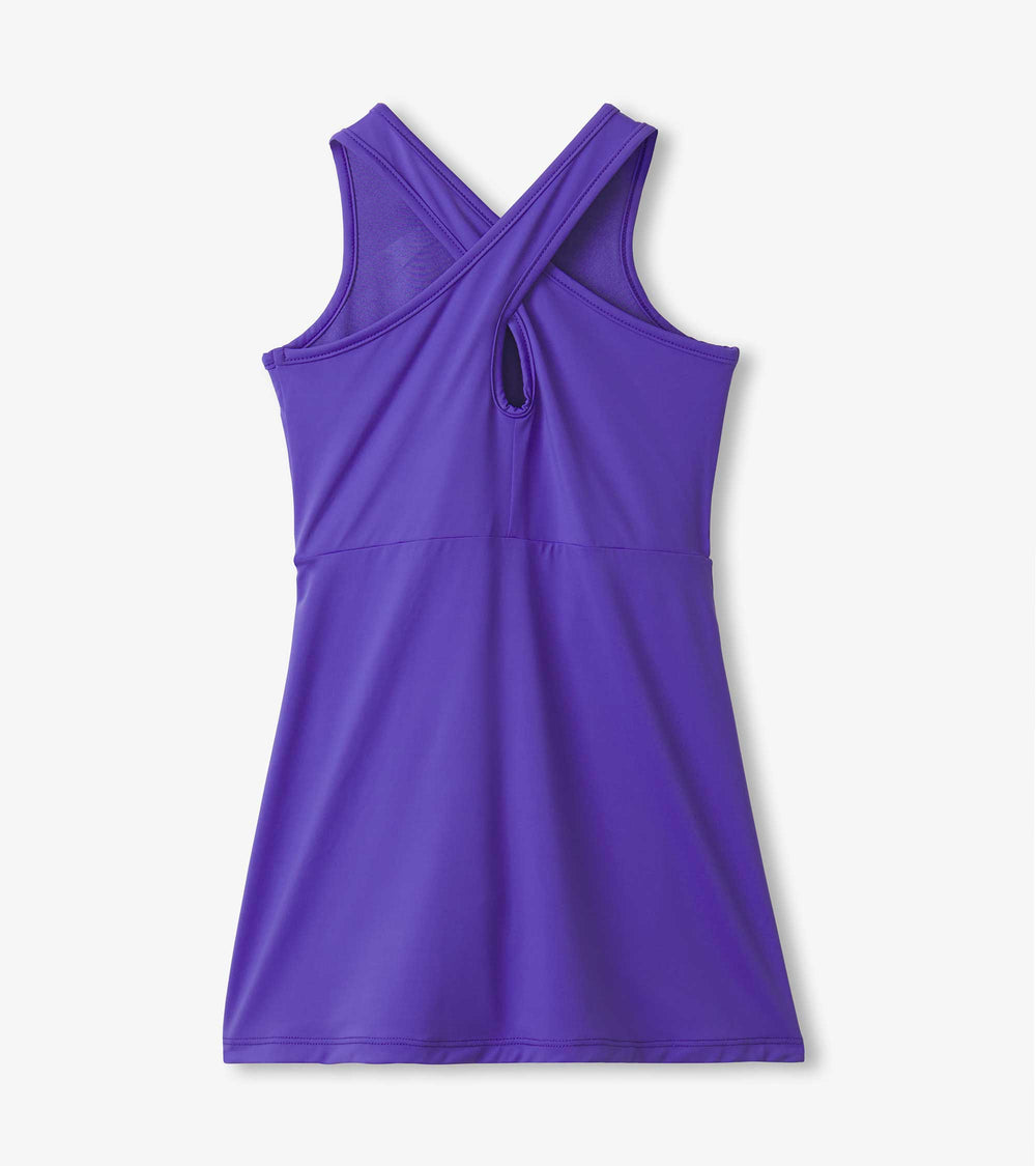 Hatley Girls Purple Active A-Line Dress