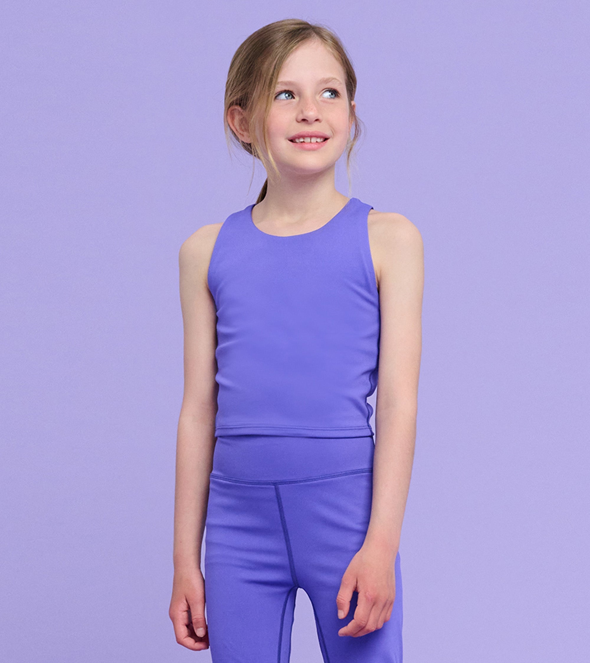Hatley Girls Purple Tank Top