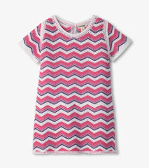 Hatley Girls Rose Chevron T-Shirt Dress