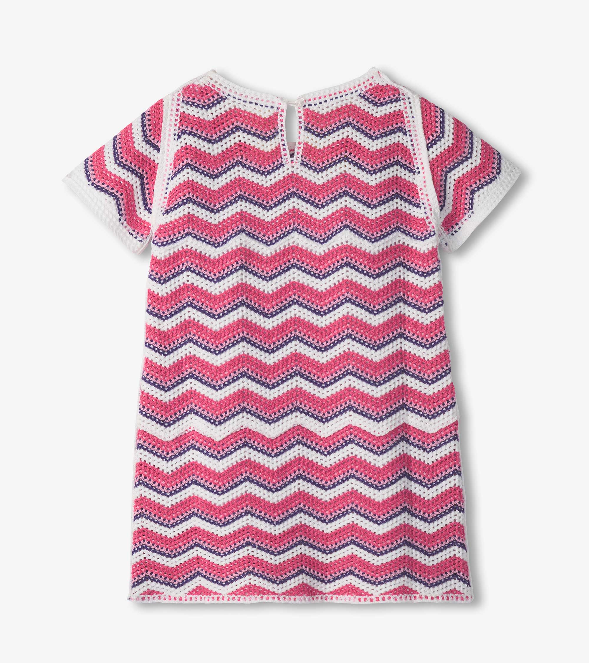 Hatley Girls Rose Chevron T-Shirt Dress