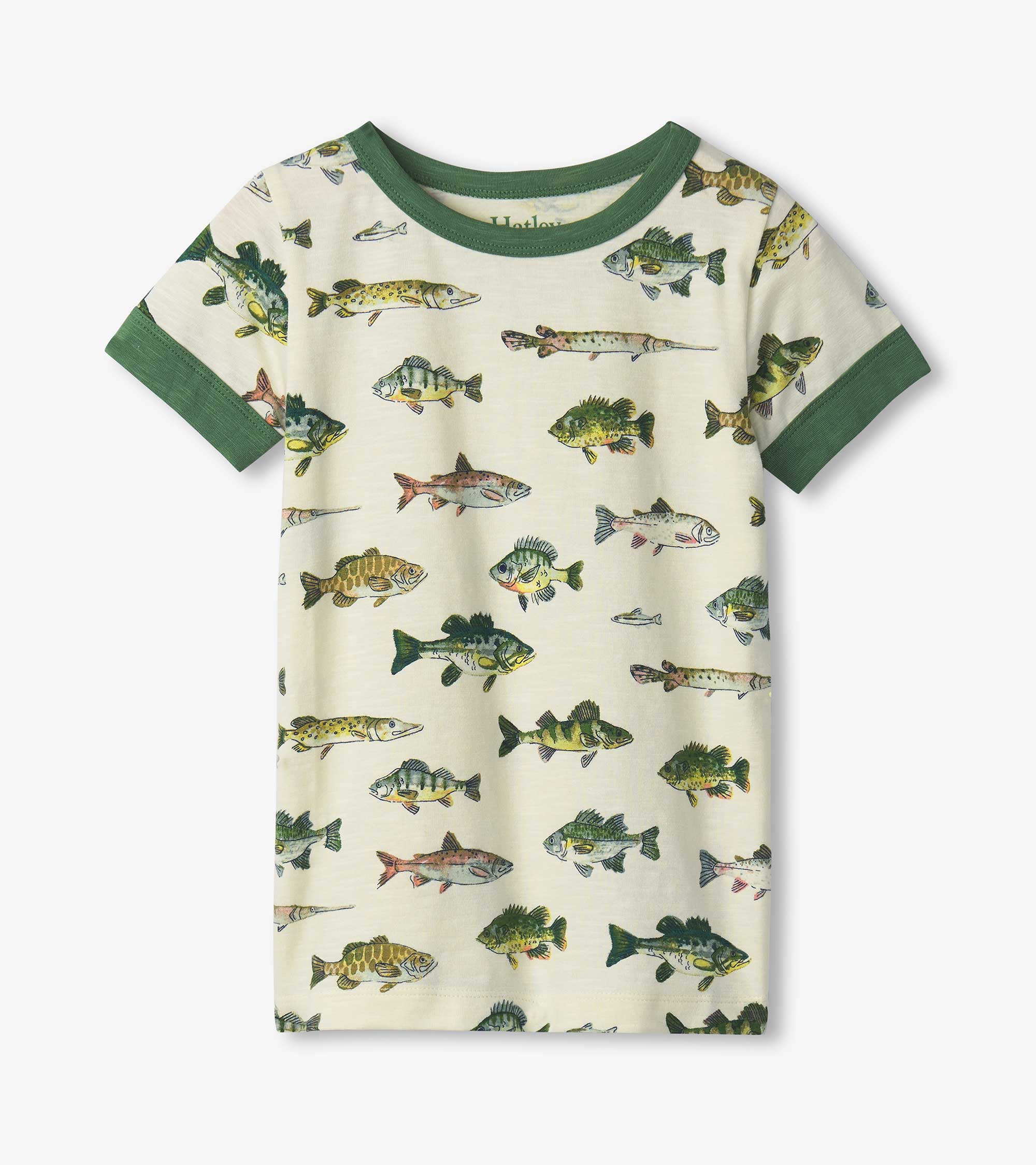 Hatley Boys Real Fish Short Pajama Set