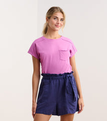 Hatley Slouchy Pocket Tee - Orchid