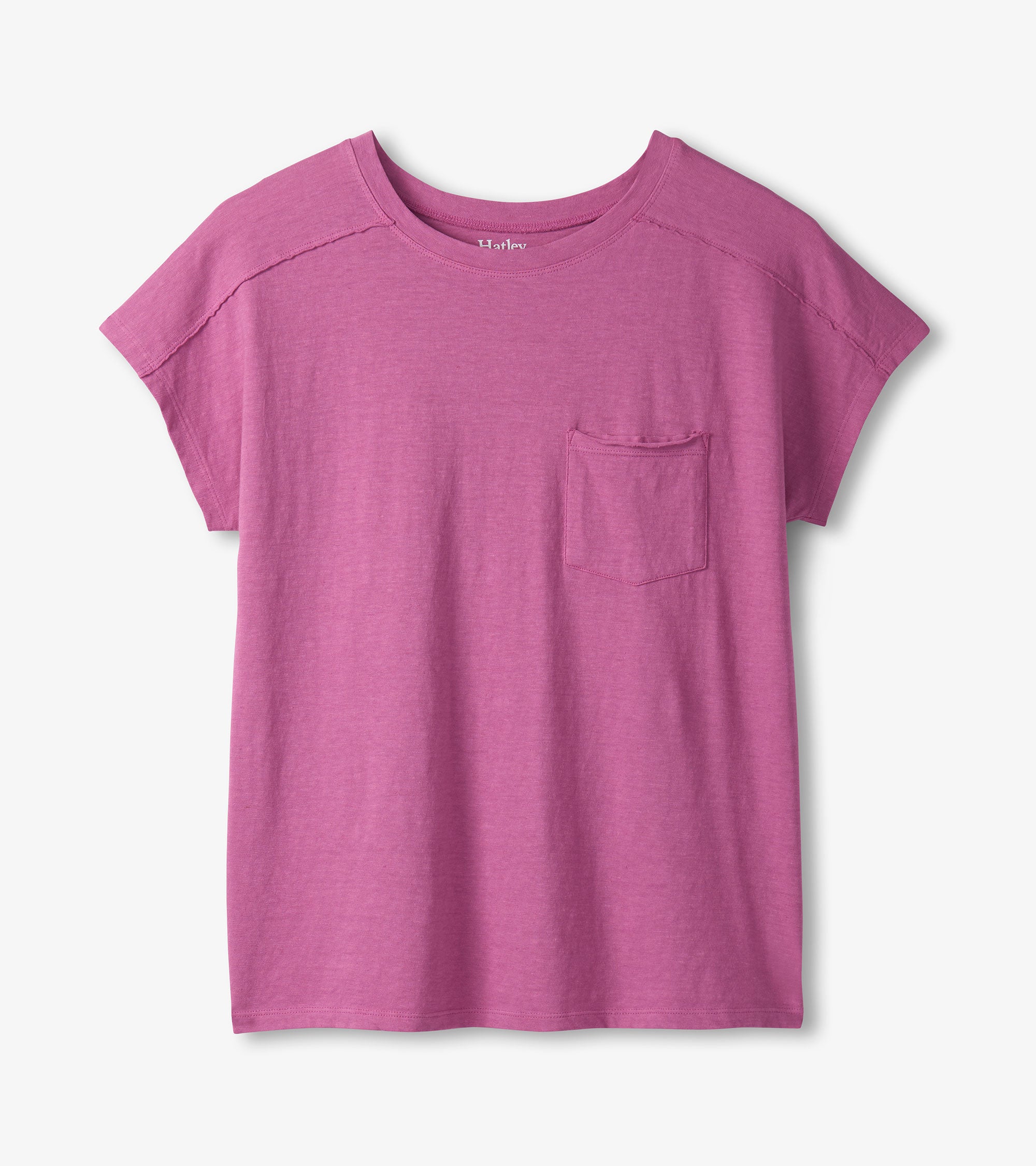 Hatley Slouchy Pocket Tee - Orchid