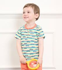 Hatley Baby & Toddler Boys Pick Up Truck Bamboo Henley