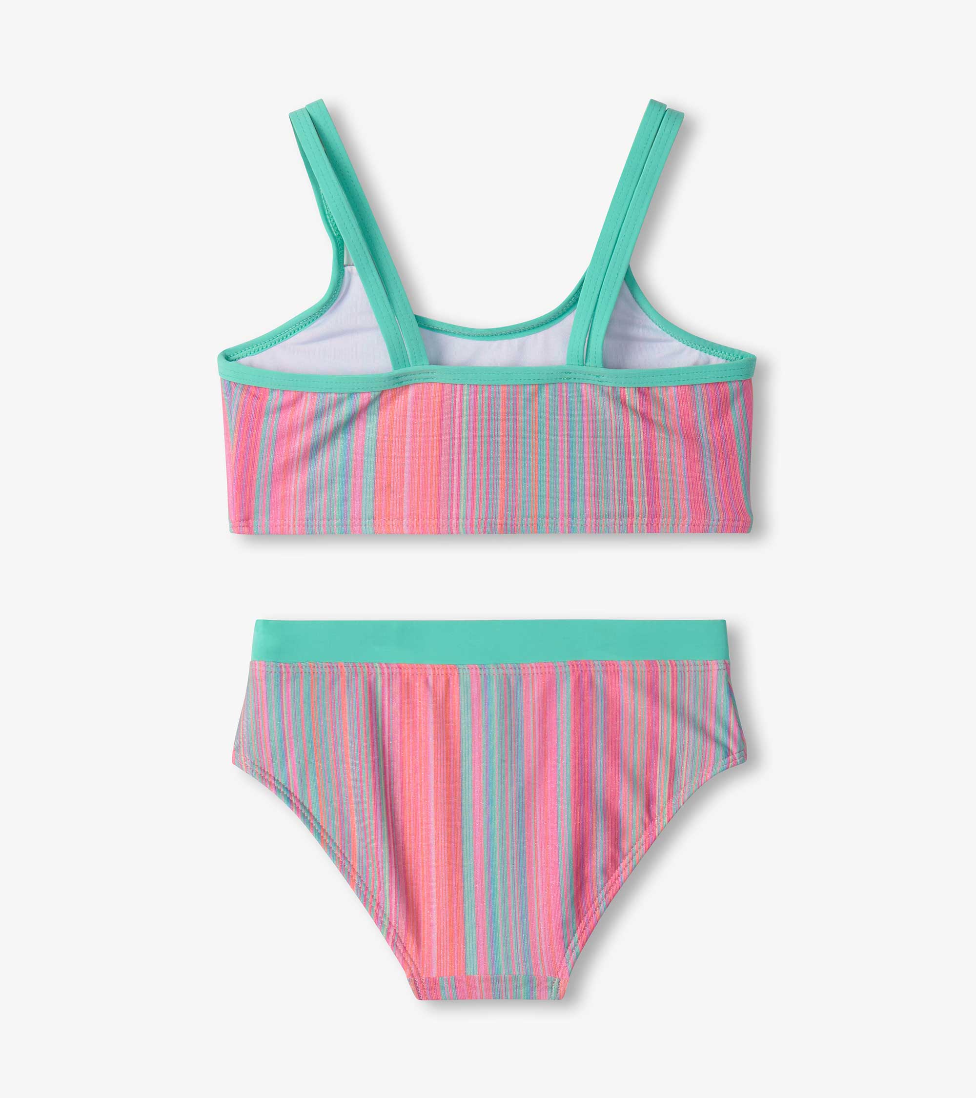 Hatley Girls Shimmer Stripe Bikini Set