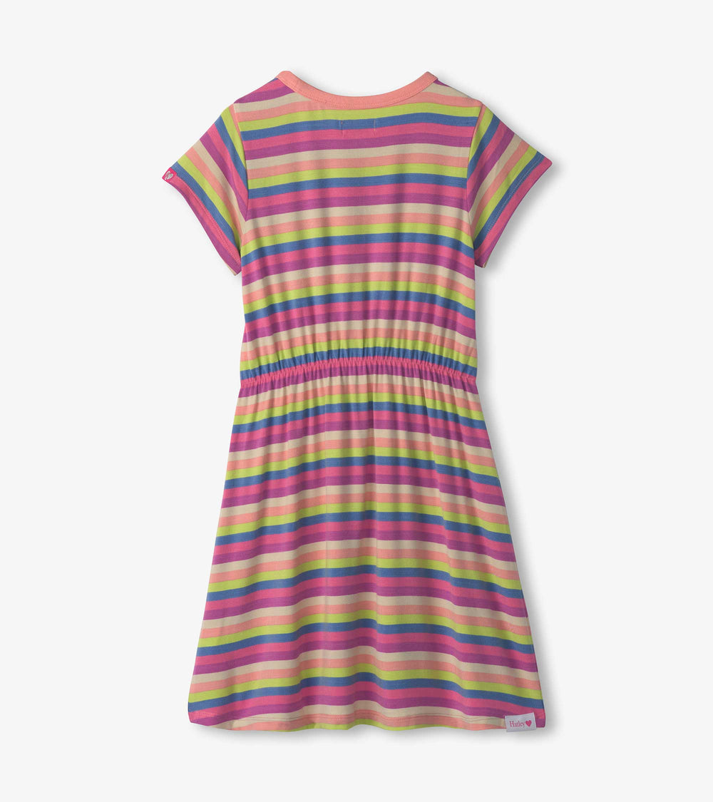 Hatley Girls Soft Stripes High-Low Dress