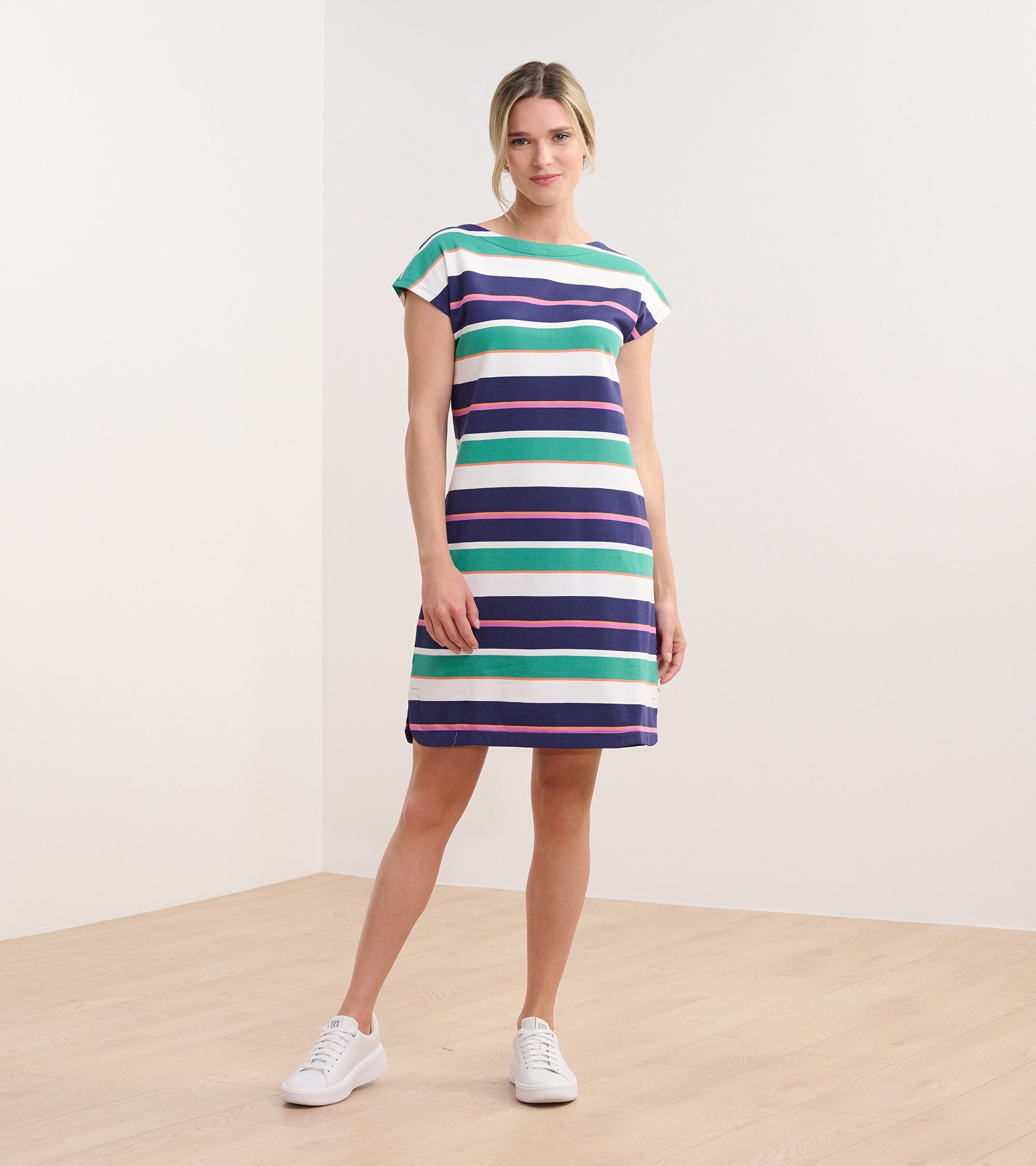 Hatley Capri Dress - Spring Sea Stripes
