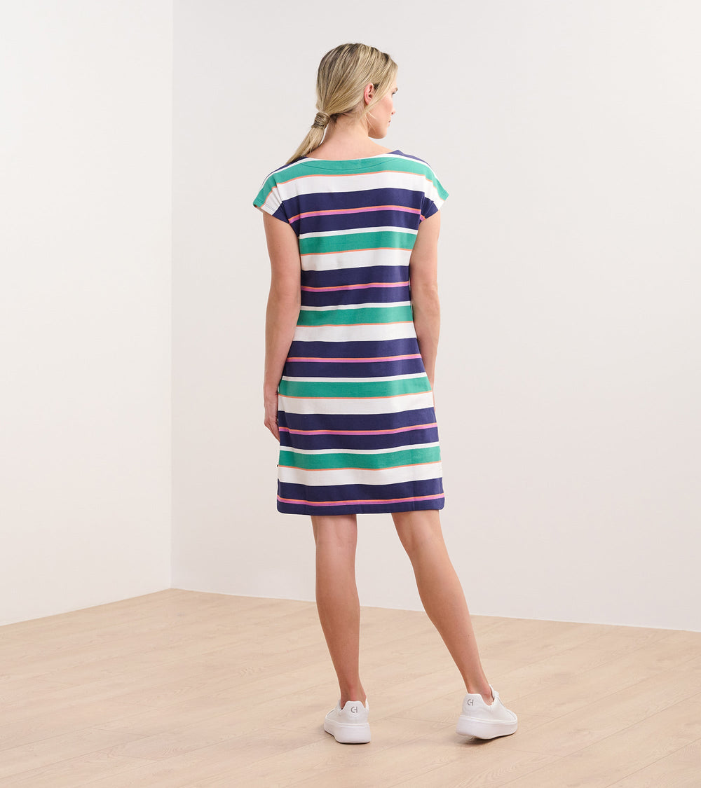 Hatley Capri Dress - Spring Sea Stripes