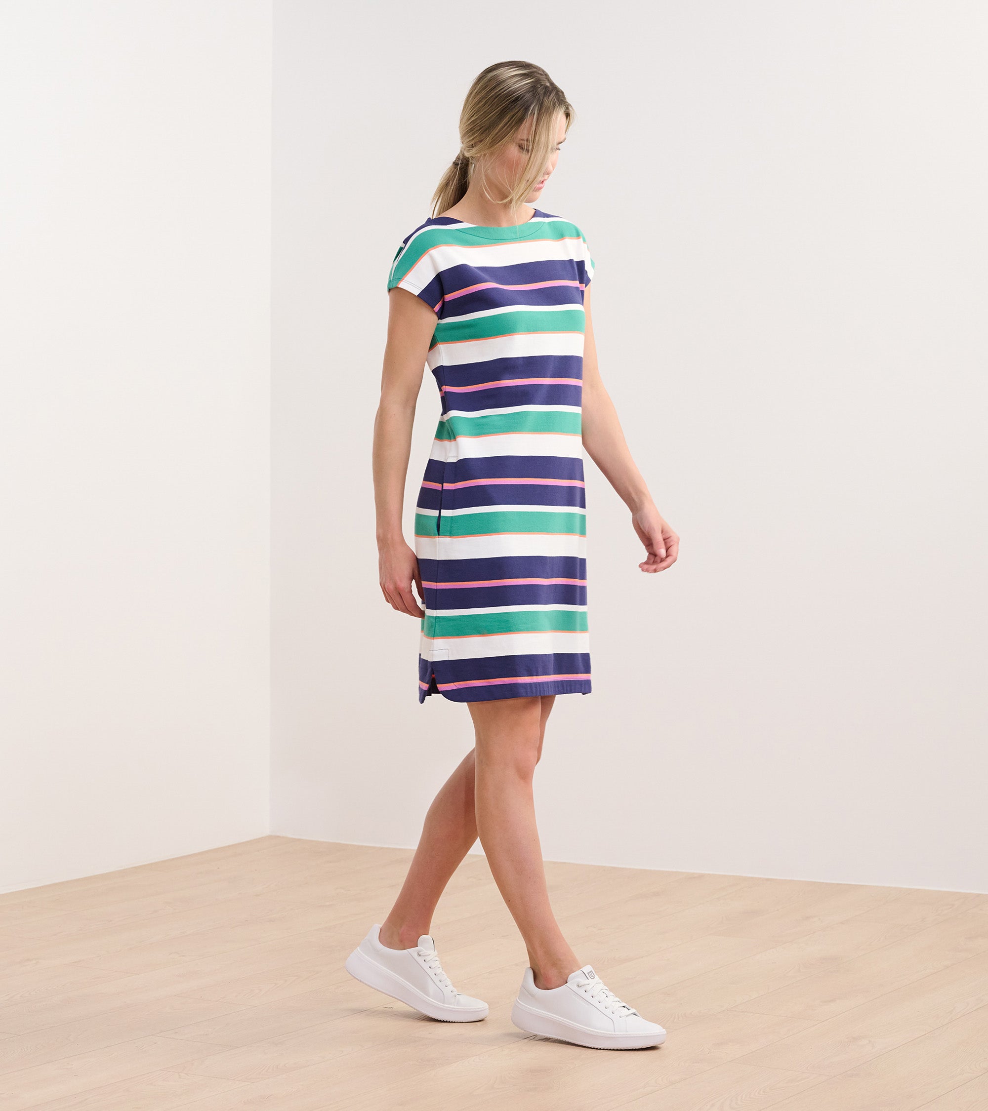 Hatley Capri Dress - Spring Sea Stripes