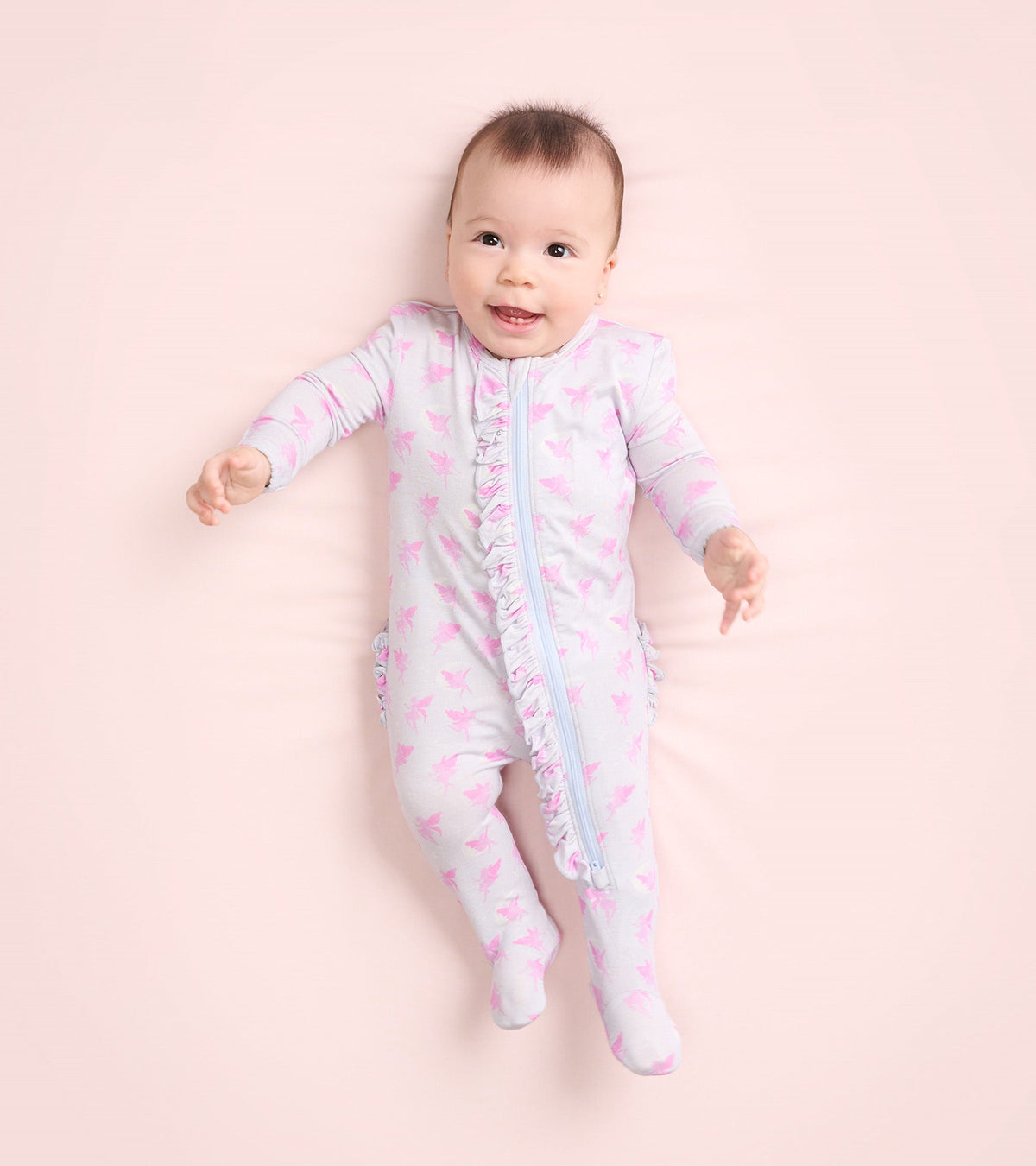 Hatley Baby Girls Twinkle Fairies Footed Sleeper