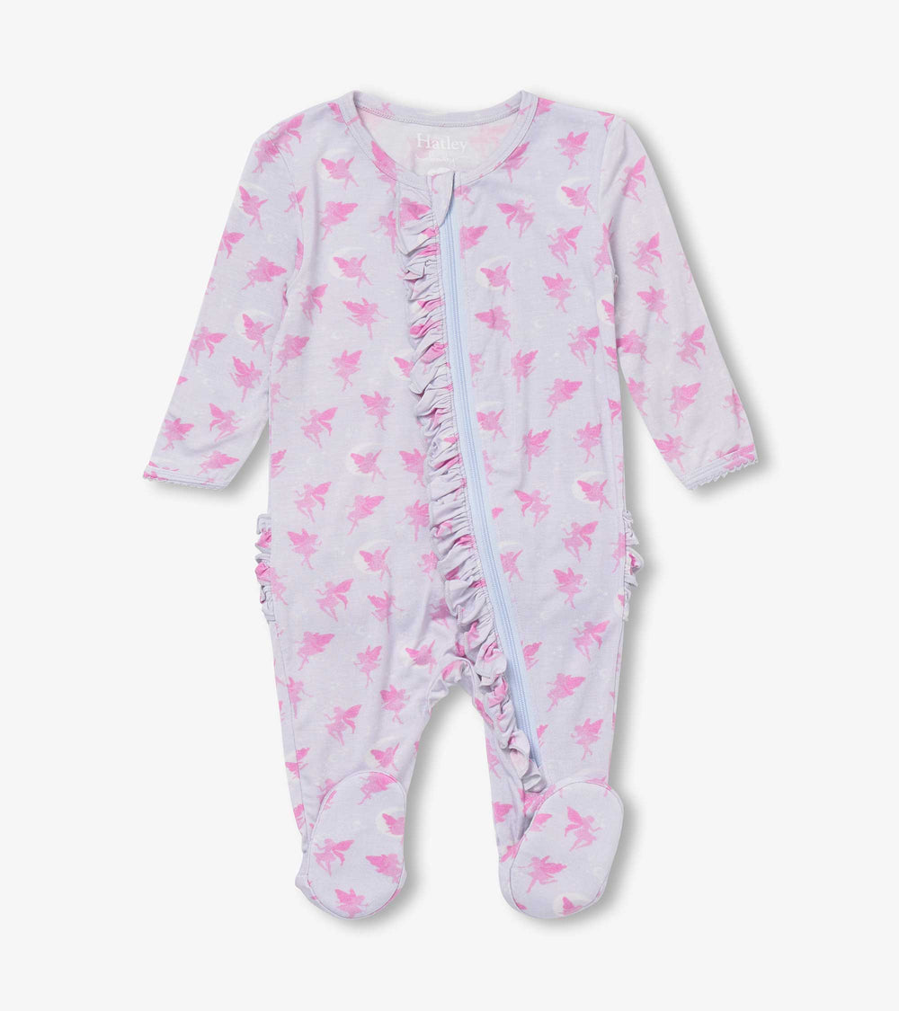 Hatley Baby Girls Twinkle Fairies Footed Sleeper