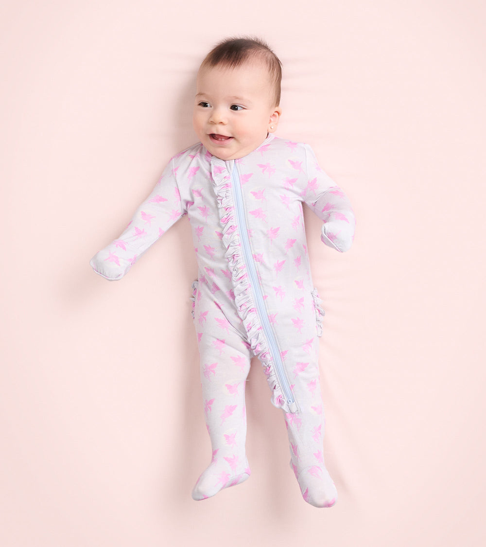 Hatley Baby Girls Twinkle Fairies Footed Sleeper