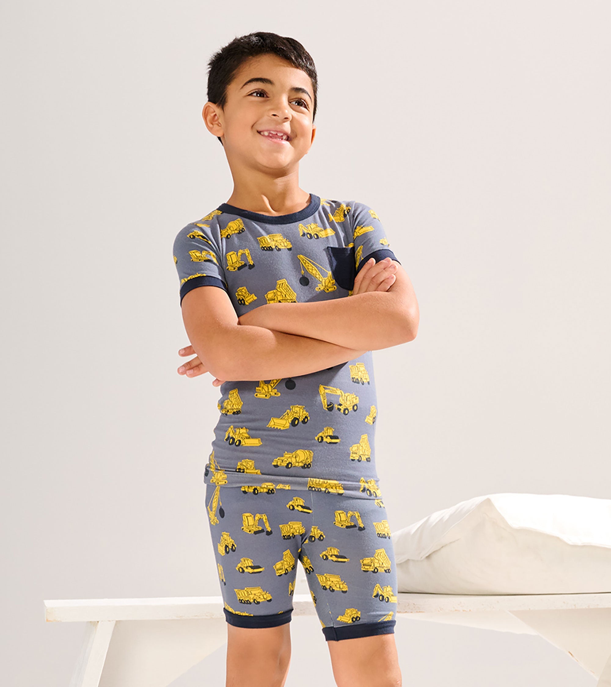 Hatley Boys Under Construction Short Pajama Set