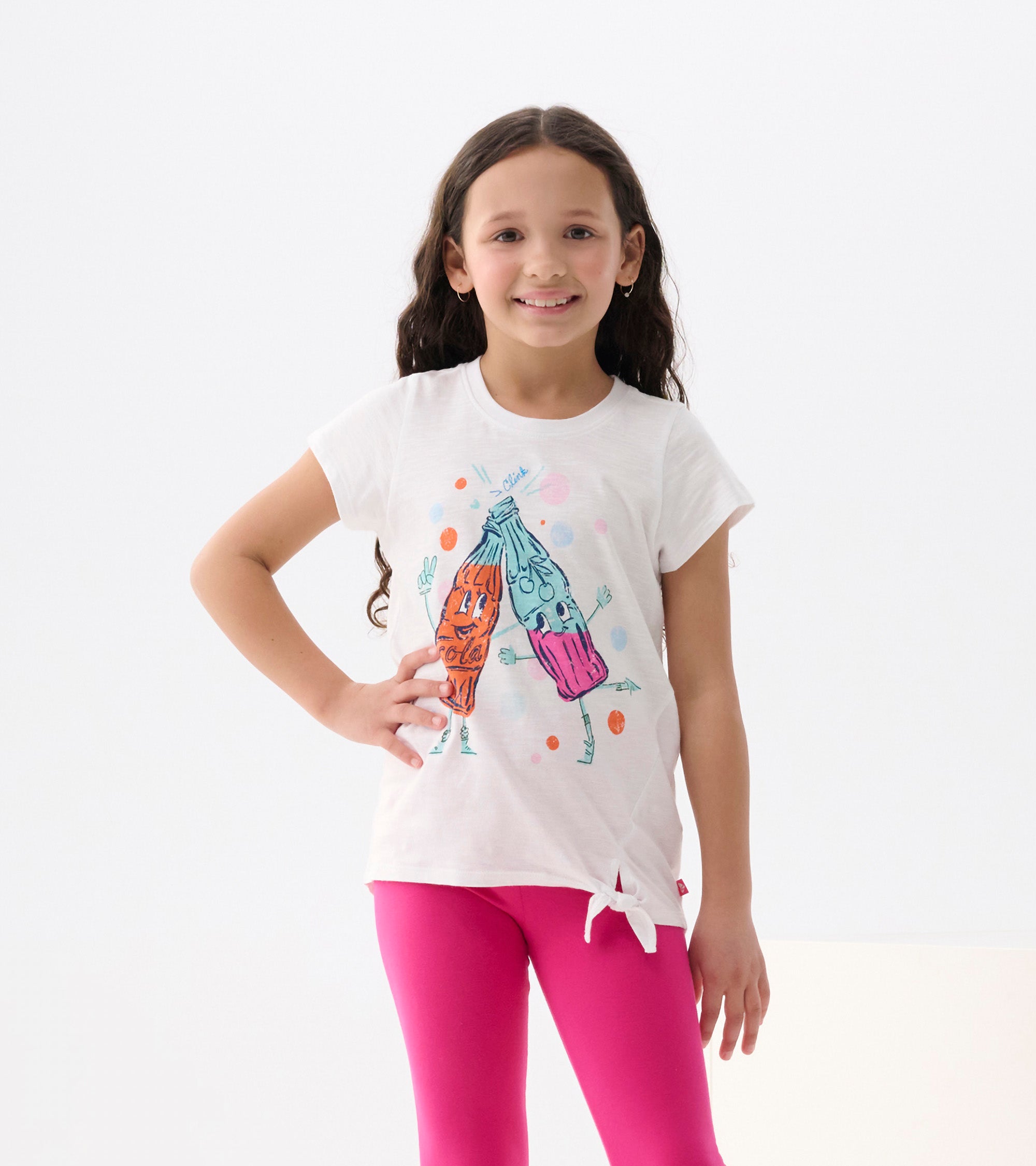 Hatley Girls Soda Pop Tie Front T-Shirt