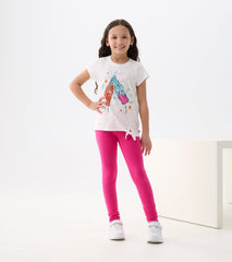 Hatley Girls Soda Pop Tie Front T-Shirt