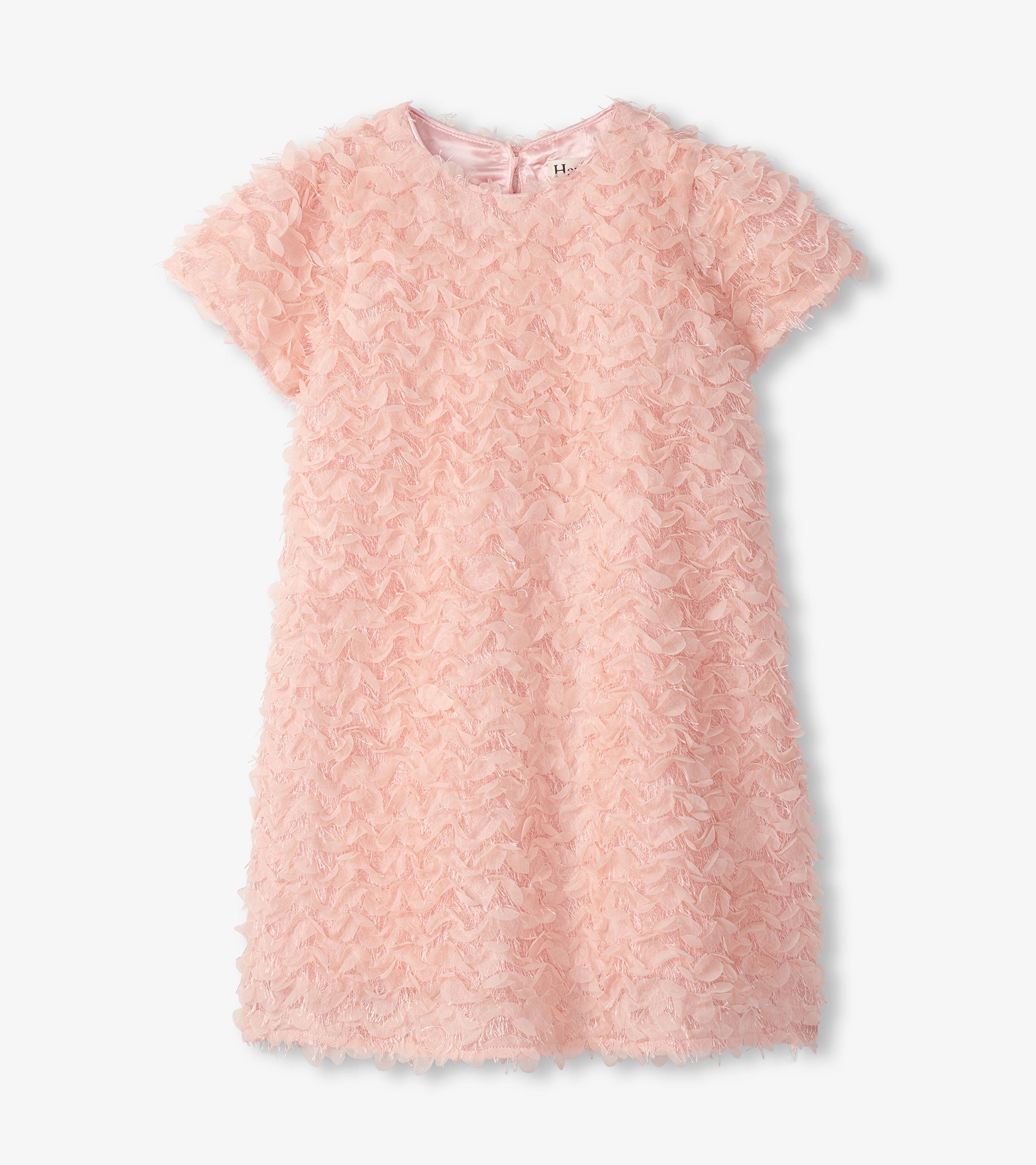 Hatley Girls Apricot Chiffon Ruffle A-Line Dress