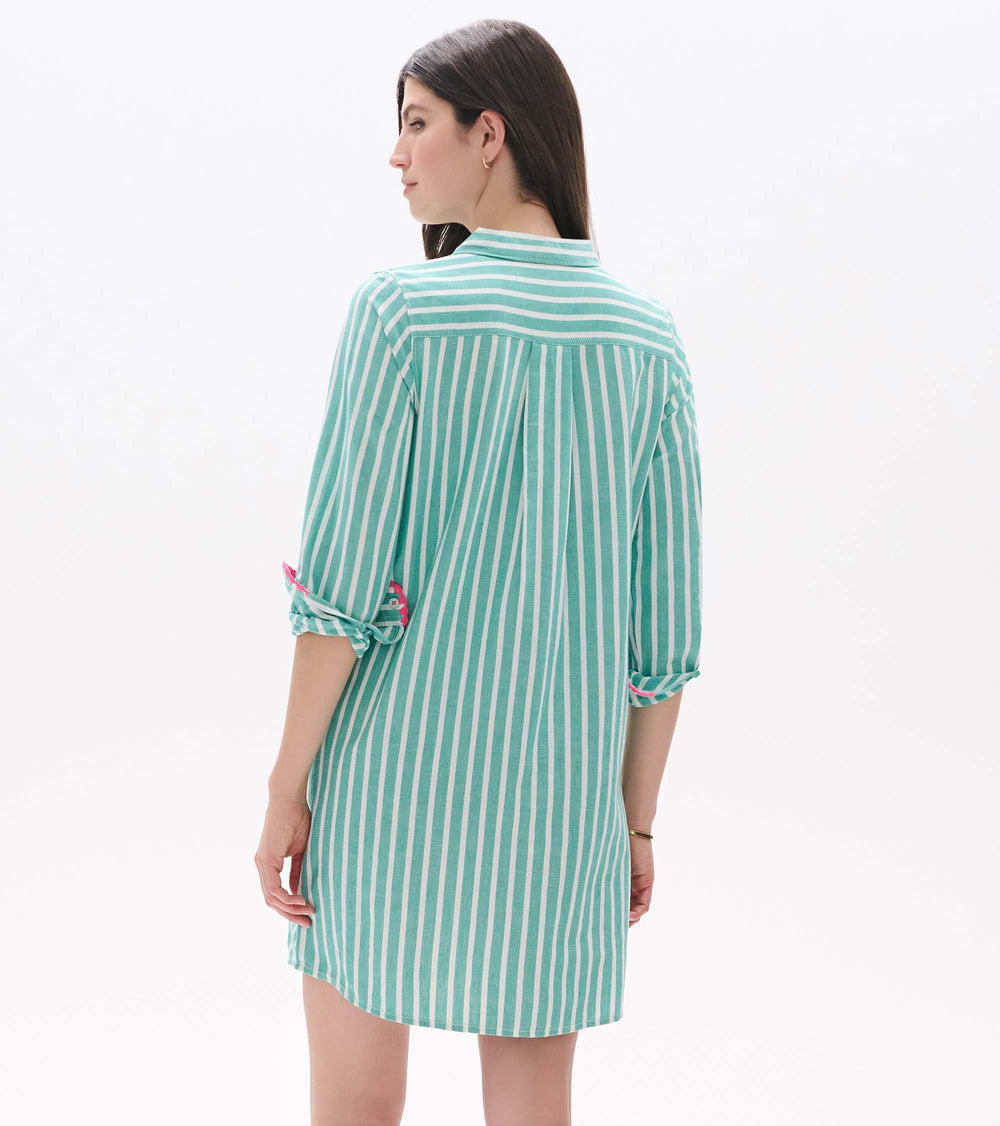 Hatley Julia Shirt Dress - Arcadia Stripes