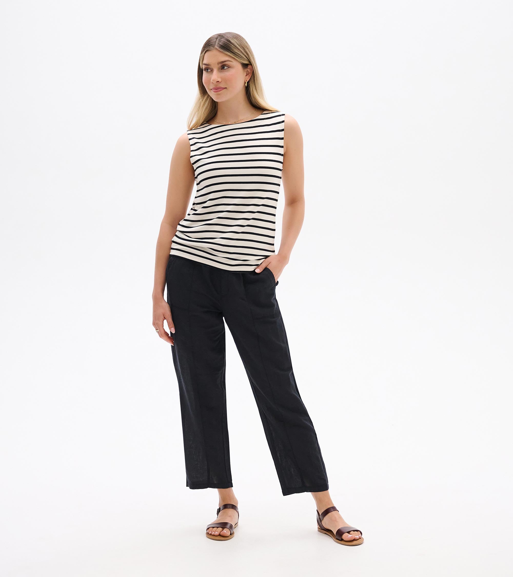 Hatley Everyday Tank - Black Stripes