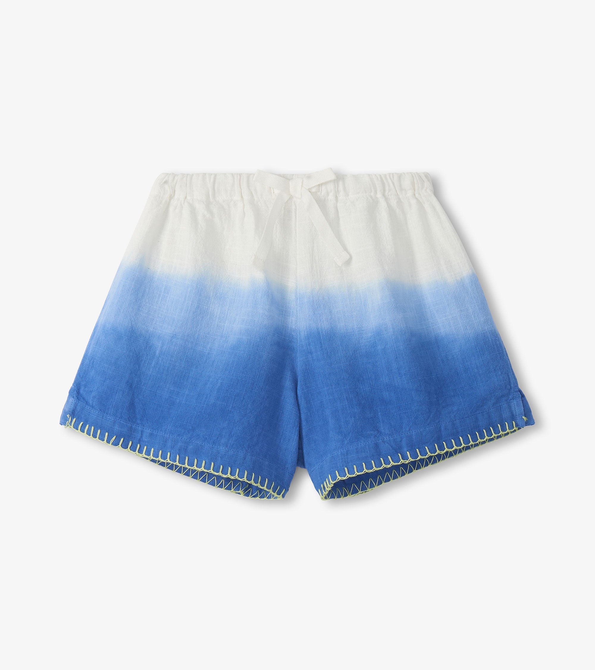 Hatley Girls Cobalt Dip Dye Woven Easy Shorts