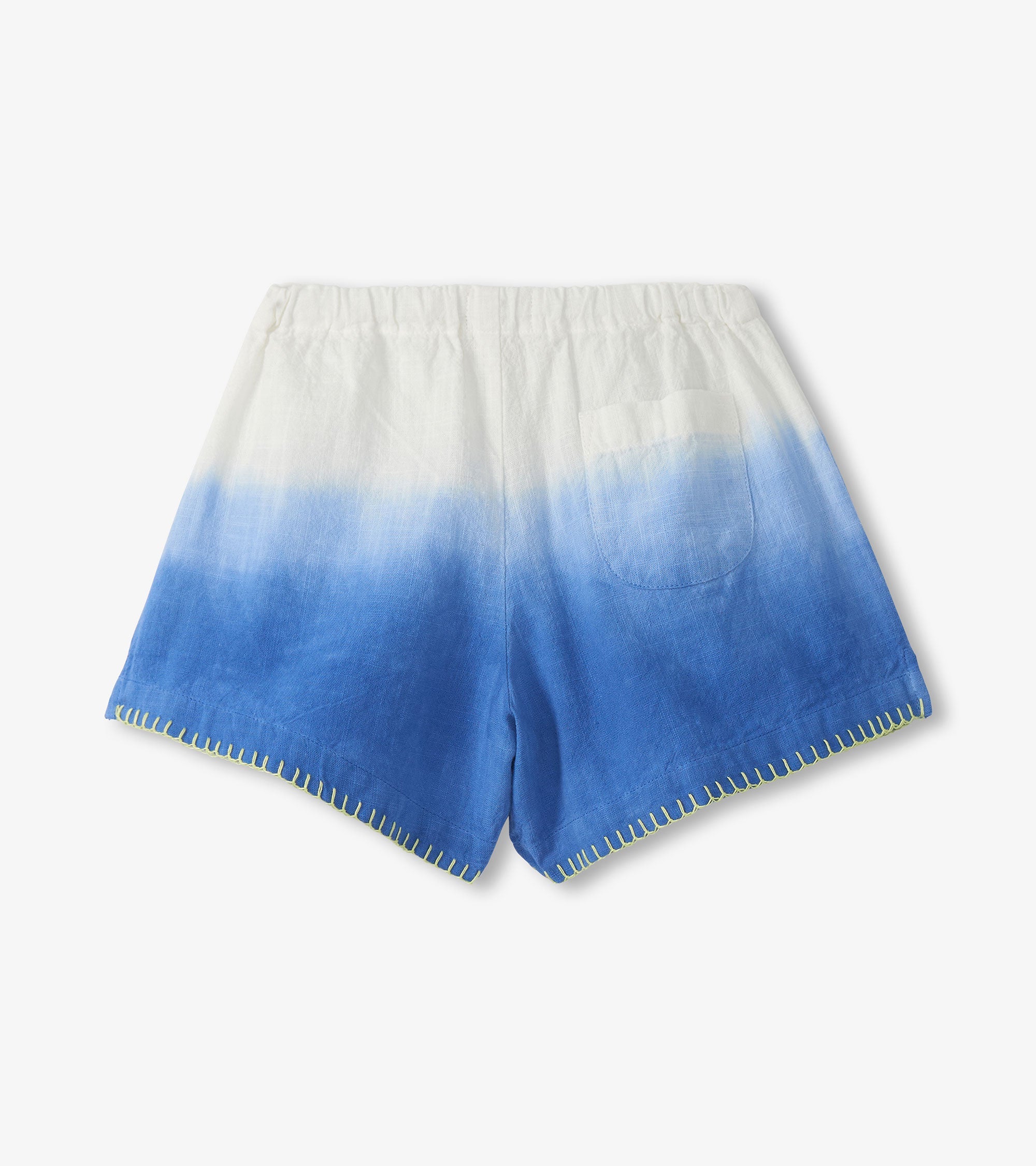 Hatley Girls Cobalt Dip Dye Woven Easy Shorts