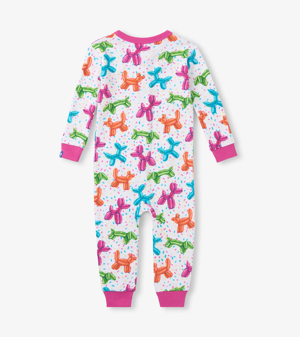 Hatley Baby Girls Balloon Pets Cotton Sleeper