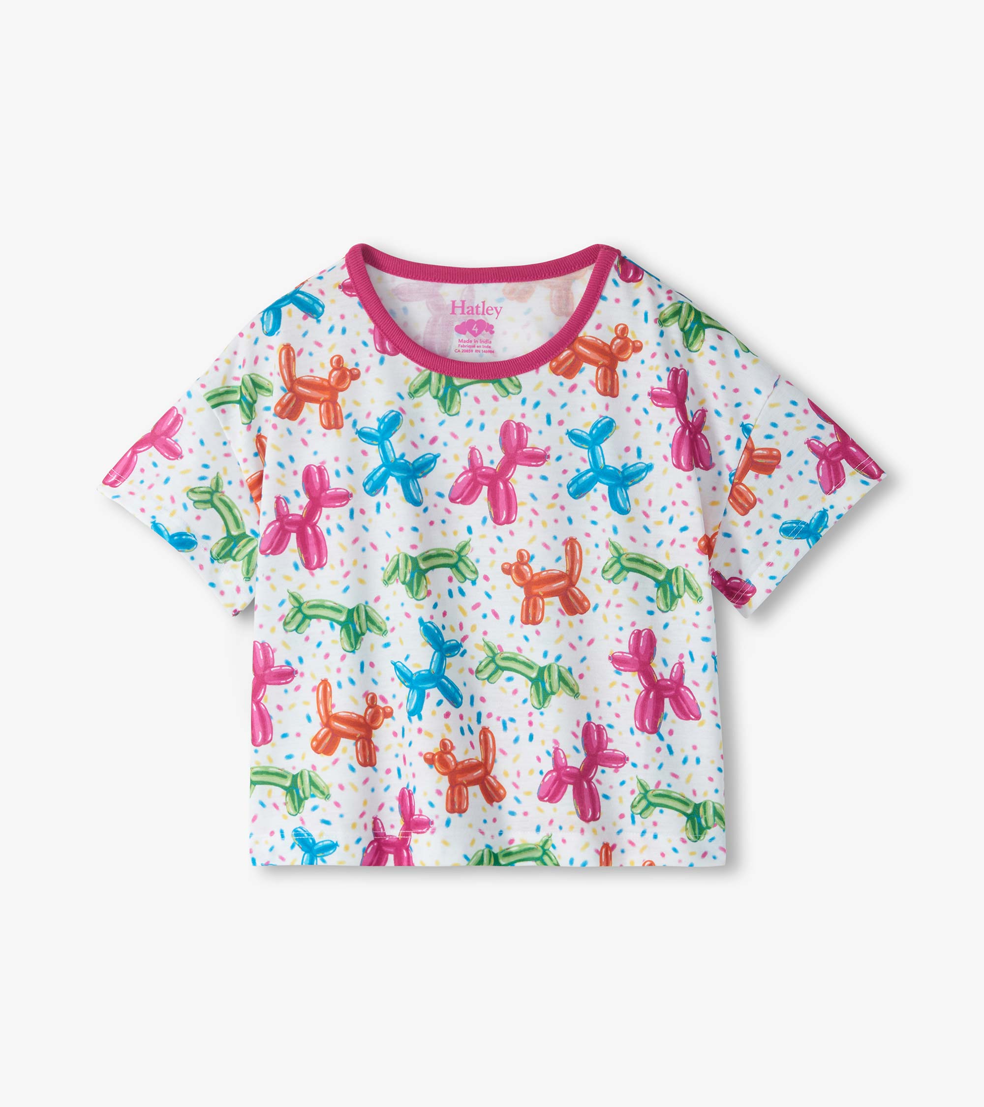 Hatley Girls Balloon Pets Short Sleep Set