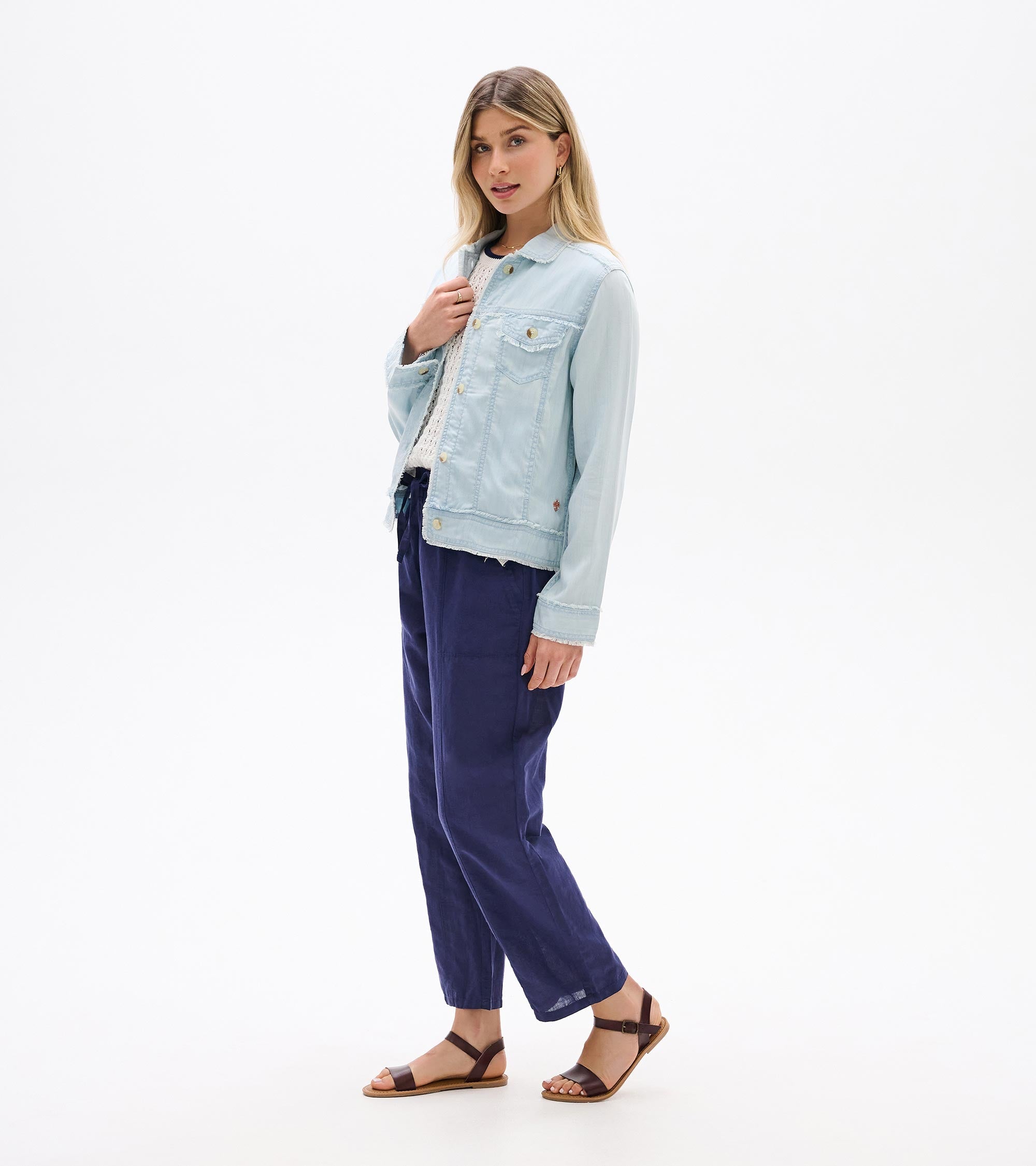 Hatley Tencel Jacket - Soft Blue Wash