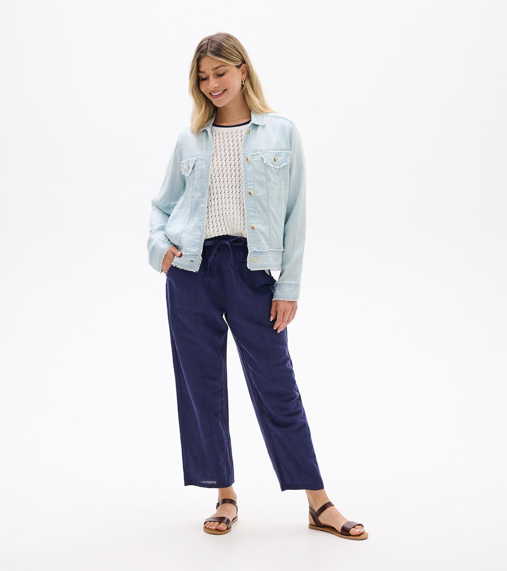 Hatley Tencel Jacket - Soft Blue Wash