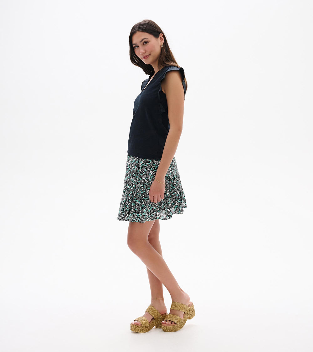 Hatley Mix Media Tank - Caviar
