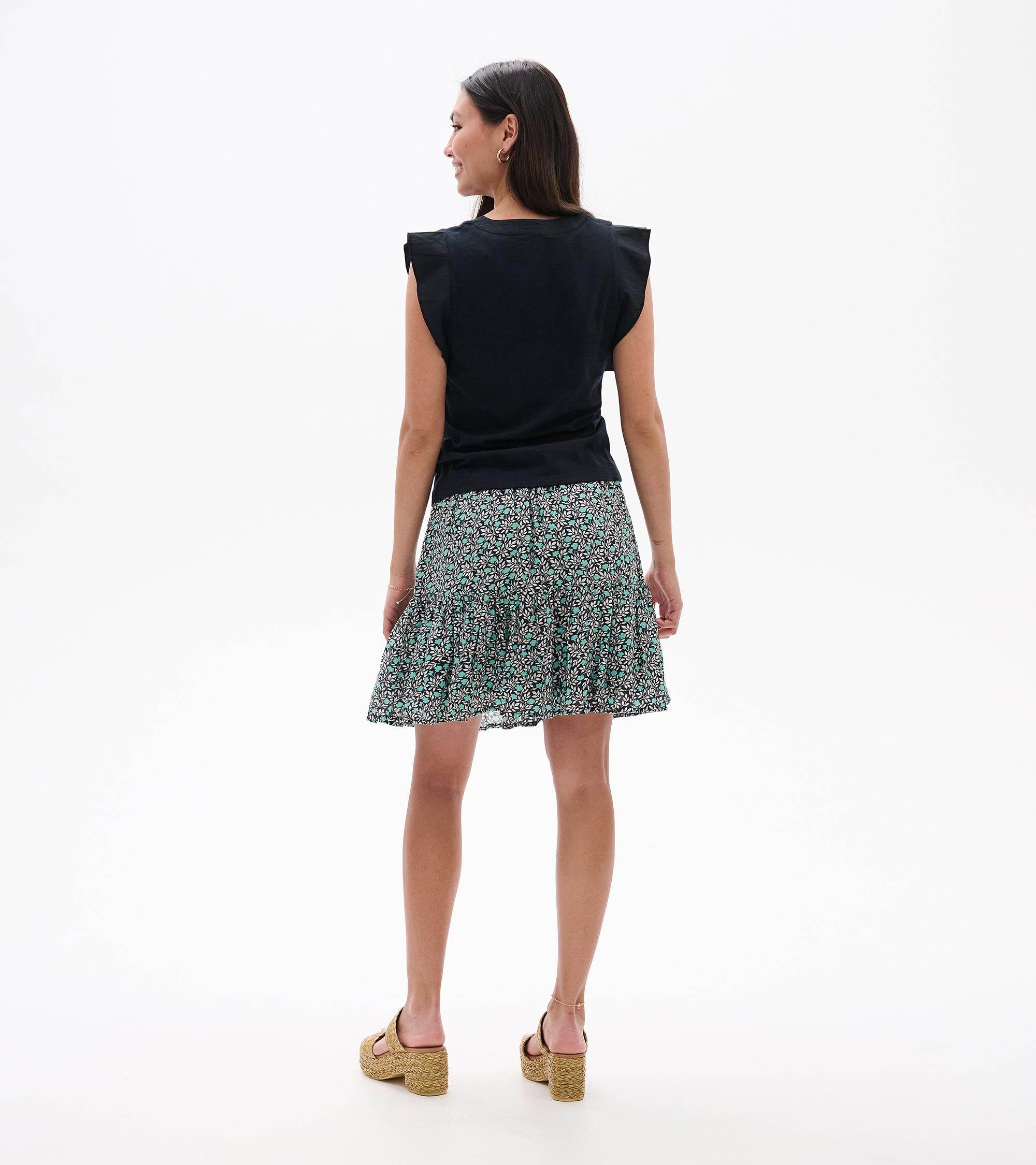 Hatley Mix Media Tank - Caviar