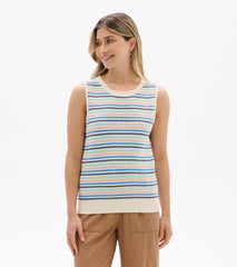 Hatley Kate Sleeveless Tank - Blush Stripes