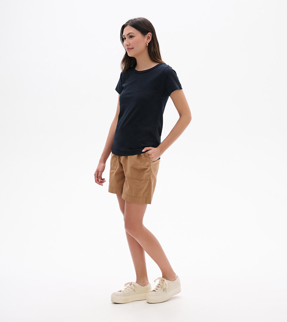 Hatley Essential Crew Neck Tee - Caviar