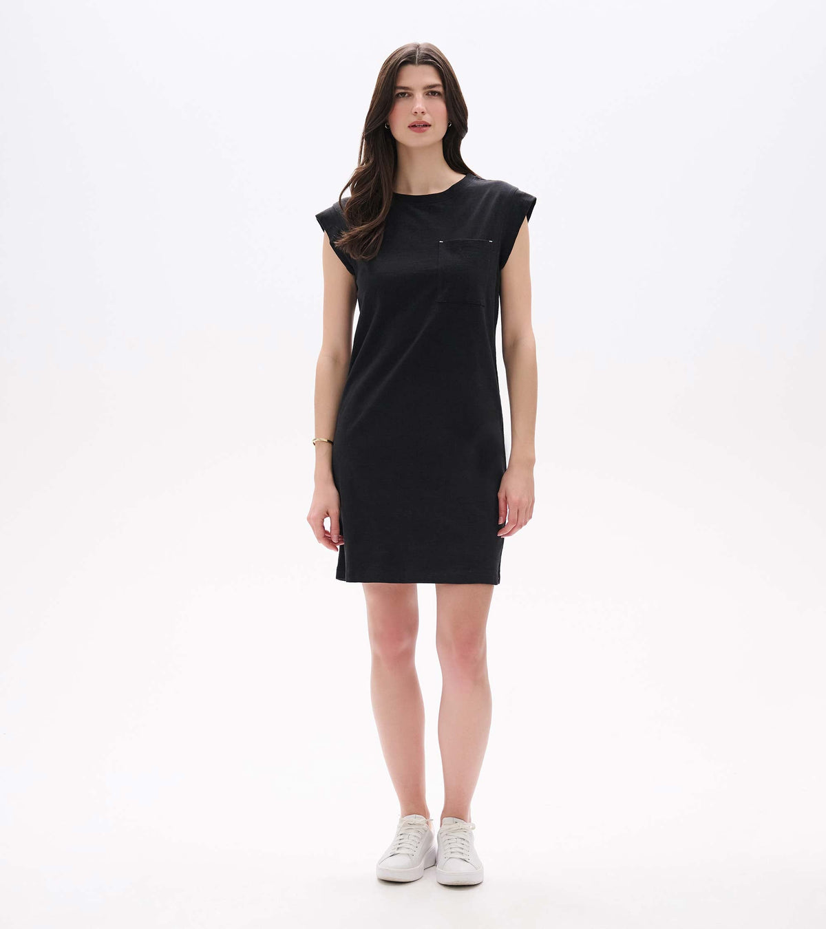 Hatley Pocket Tee Dress - Black
