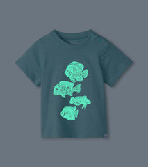 Hatley Baby & Toddler Boys Glow in the Dark Fish T-Shirt