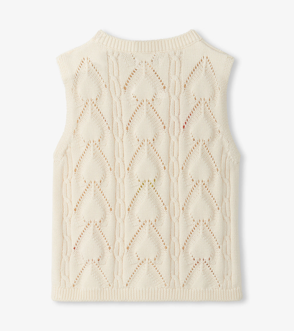 Hatley Girls Delicate Flower Crochet Top