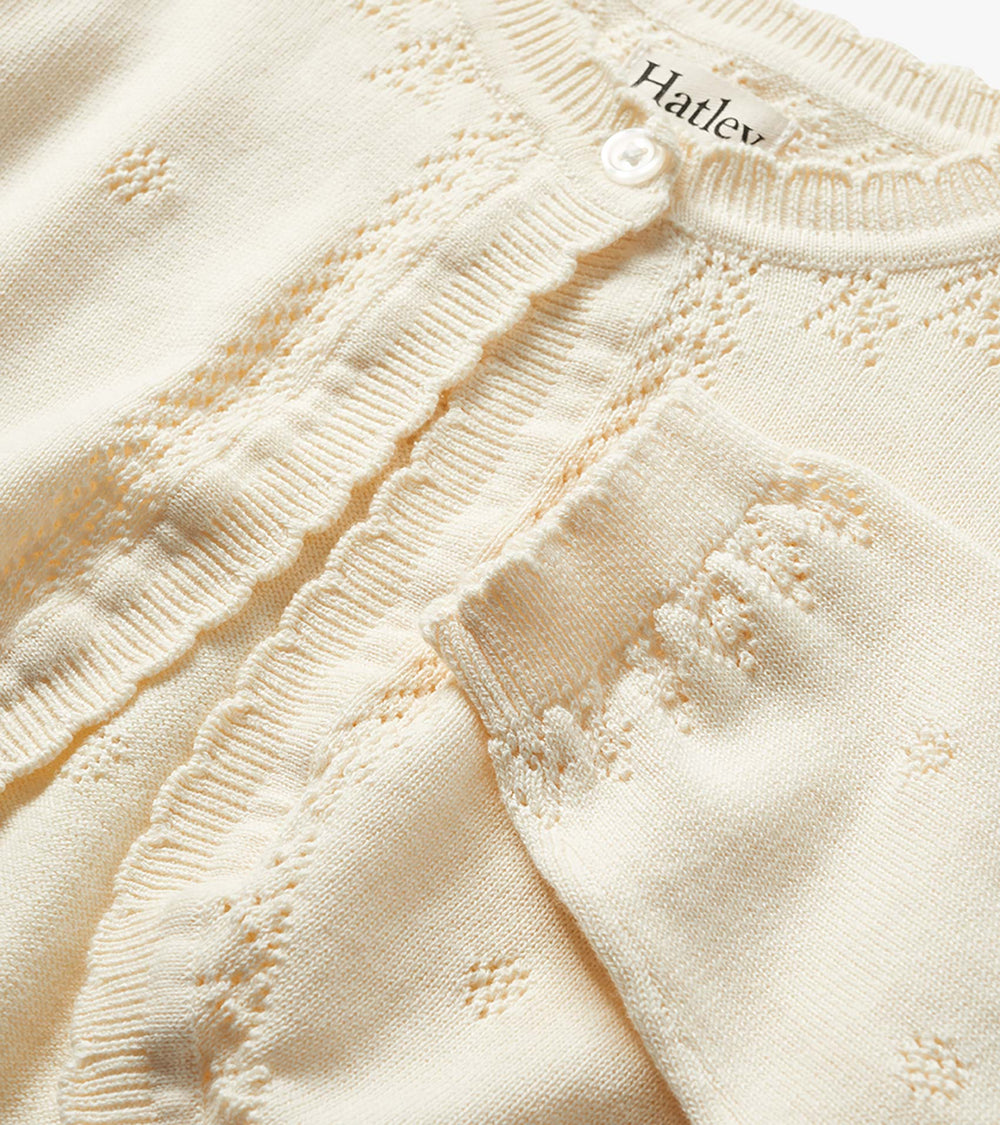Hatley Baby & Toddler Girls Pointelle Knit Cardigan