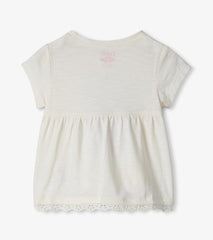 Hatley Baby & Toddler Girls Raspberry T-Shirt & Short Set