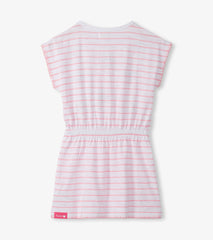 Hatley Girls Strawberry Stripes Cinched Waist Dress