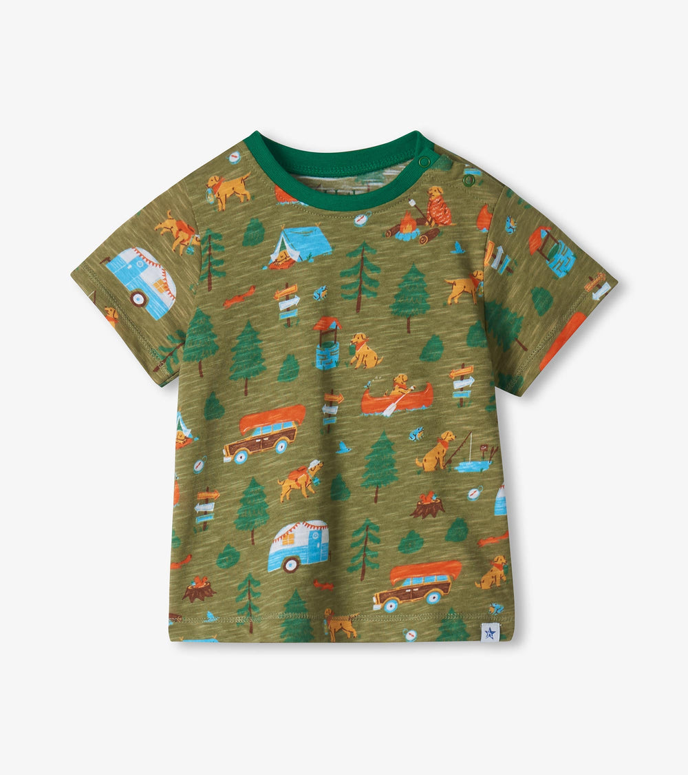 Hatley Baby & Toddler Boys Summer Camping T-Shirt & Shorts Set