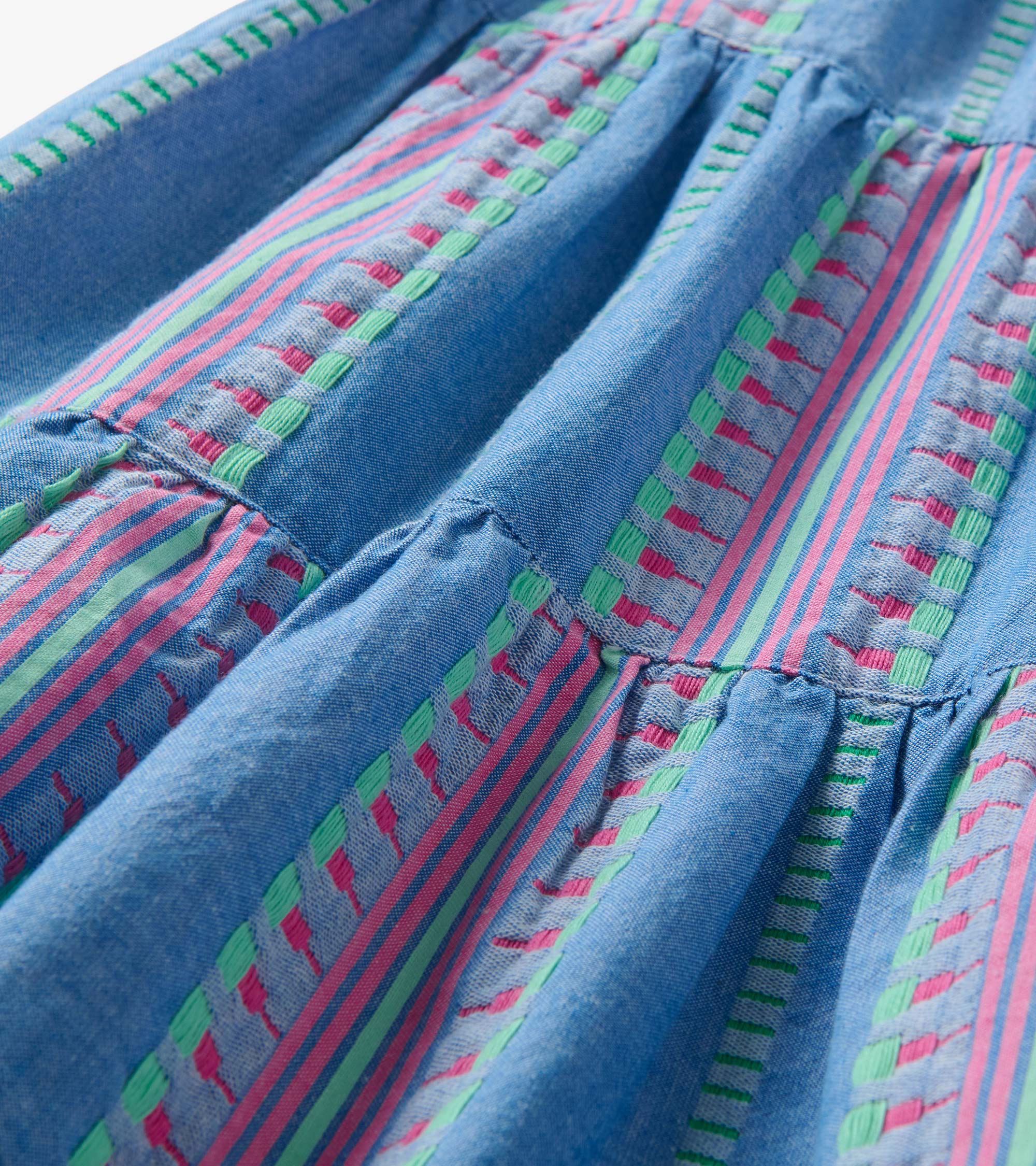 Hatley Savannah Dress - Chambray Stripes