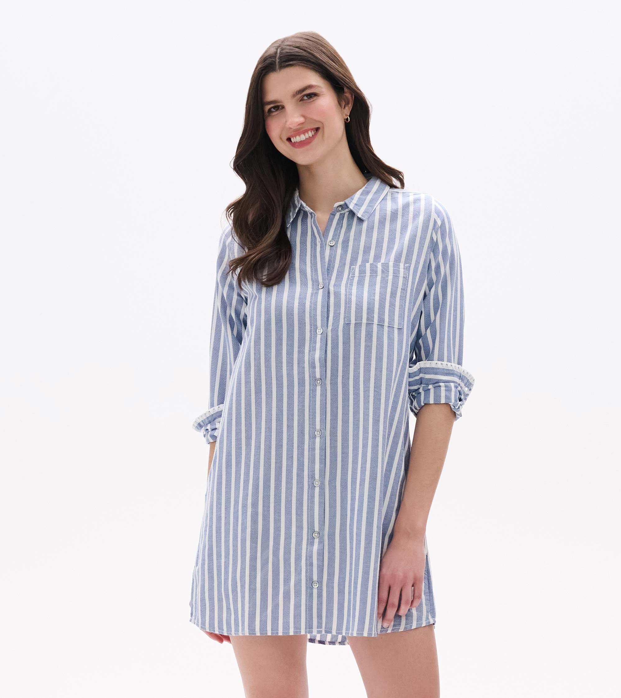 Hatley Julia Shirt Dress - Classic Stripes