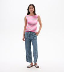 Hatley Everyday Tank - Carmine Rose Stripes