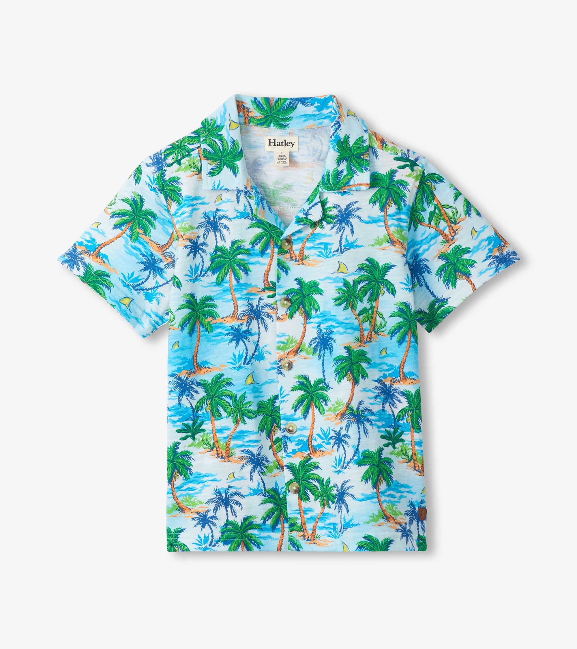 Hatley Boys Deserted Island Jersey Button Down