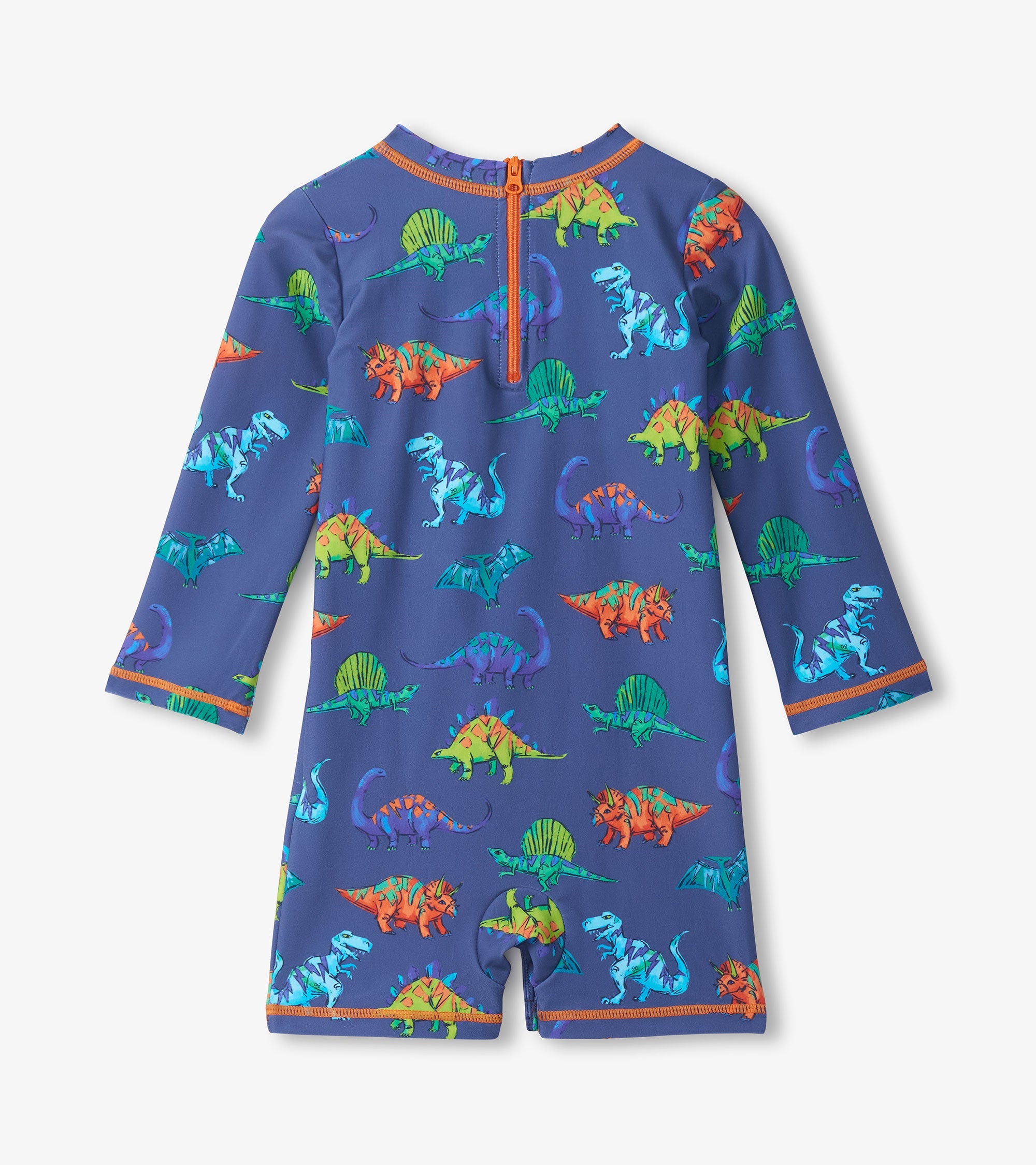 Hatley Baby Boys Dino Party One-Piece Rashguard Swimsuit
