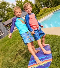 Hatley Boys Dino Party Swim Trunks