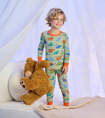 Hatley Boys Dino Party Cotton Pajama Set
