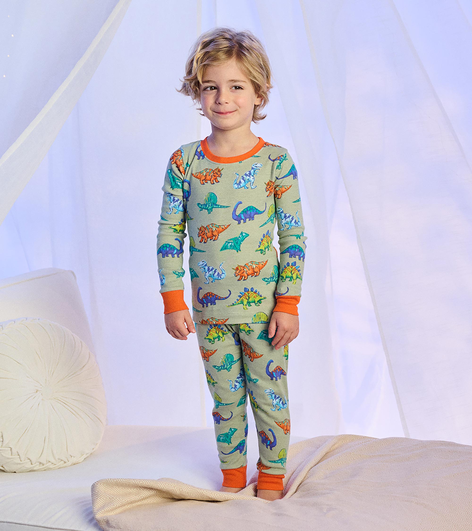 Hatley Boys Dino Party Cotton Pajama Set