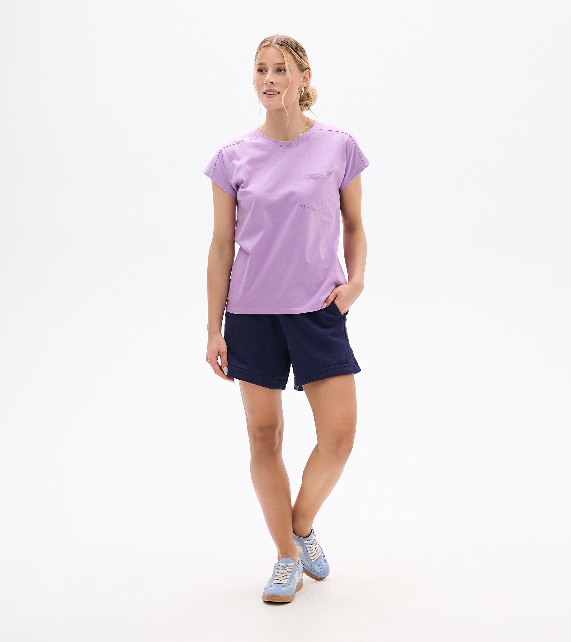 Hatley Ella Relaxed Tee - English Lavender