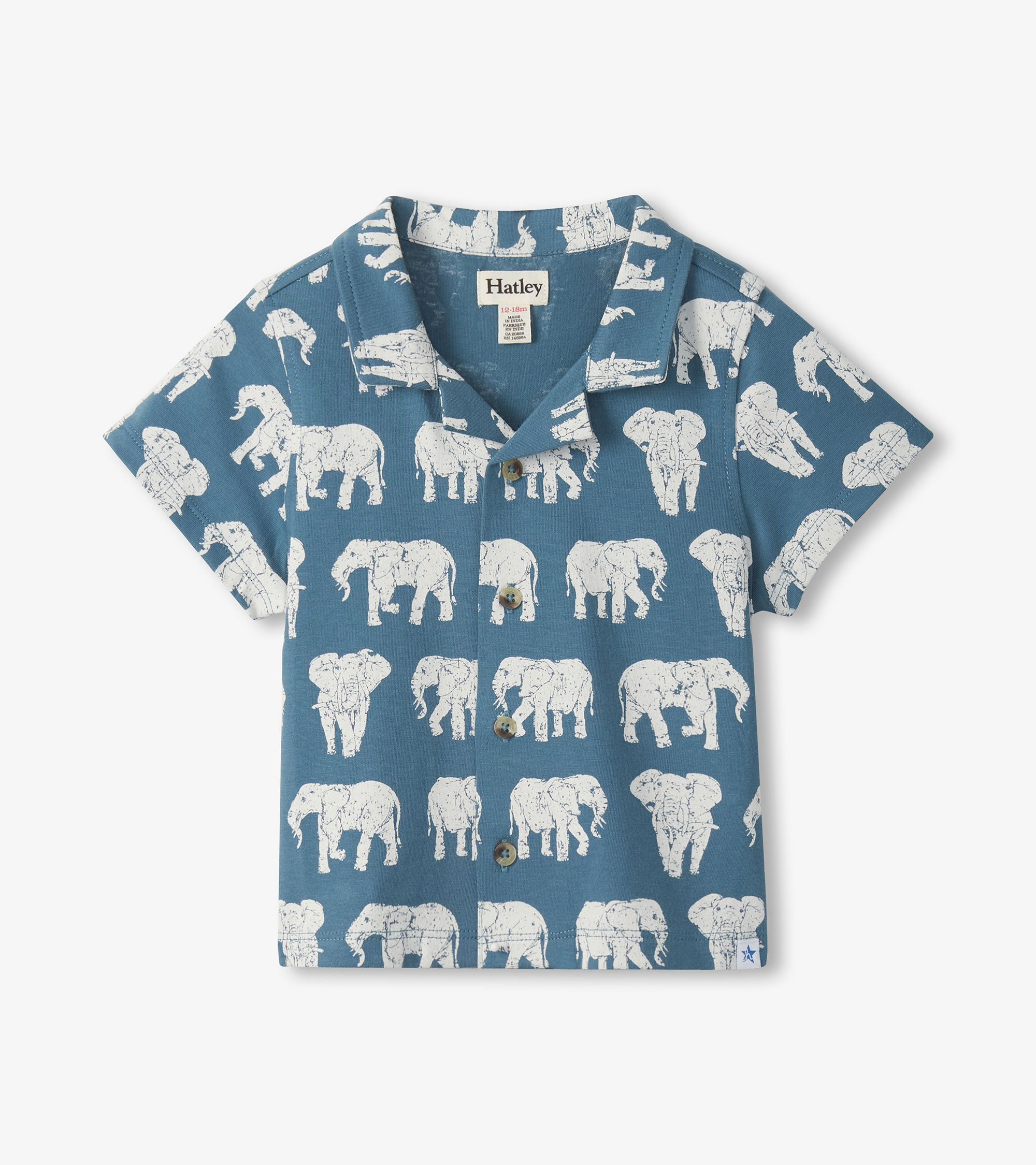 Hatley Baby & Toddler Boys Elephants Button Down Shirt