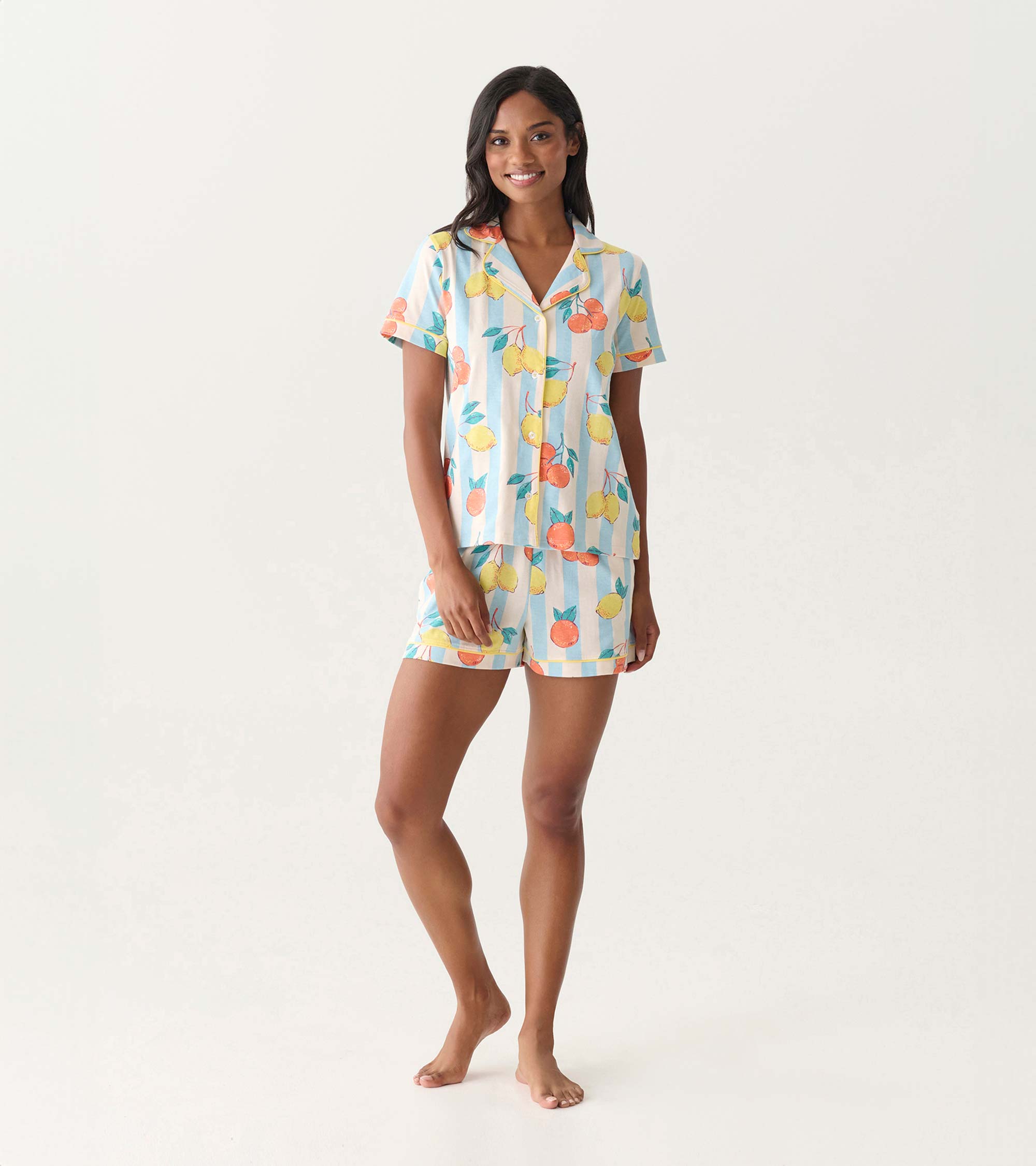 Hatley Women's Fresh Citrus Short Pajama Set